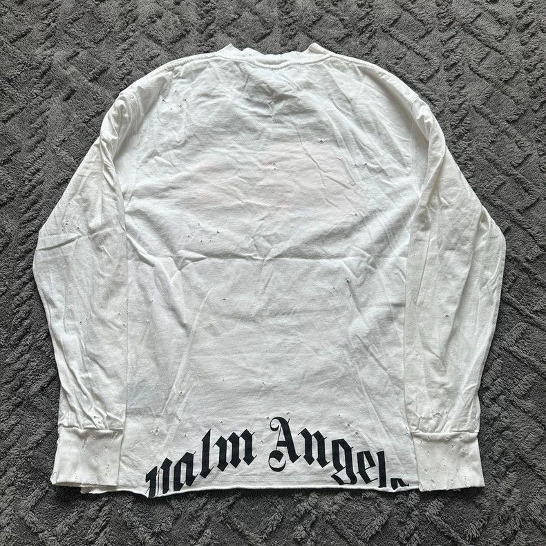 Palm Angels Palm Angels White Bear Long Sleeve Shirt Size US S / EU 44-46 / 1 - 2 Thumbnail