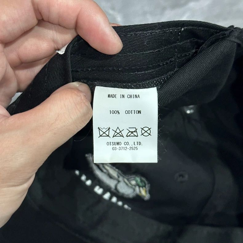 Human Made Human Made Black Cartoon Duck Embroidered Cap Size ONE SIZE - 4 Thumbnail