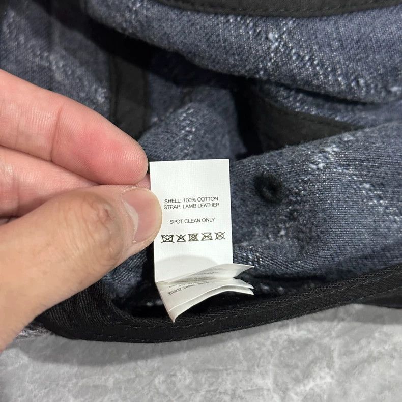 Supreme Supreme Black Denim Baseball Cap Size ONE SIZE - 4 Thumbnail