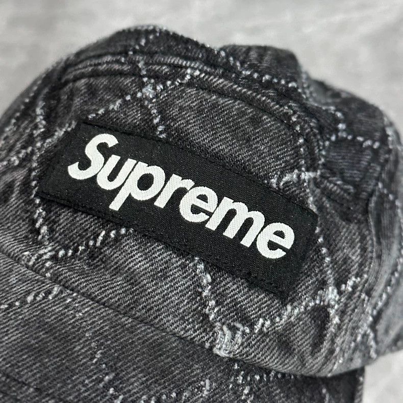 Supreme Supreme Black Denim Baseball Cap Size ONE SIZE - 2 Thumbnail