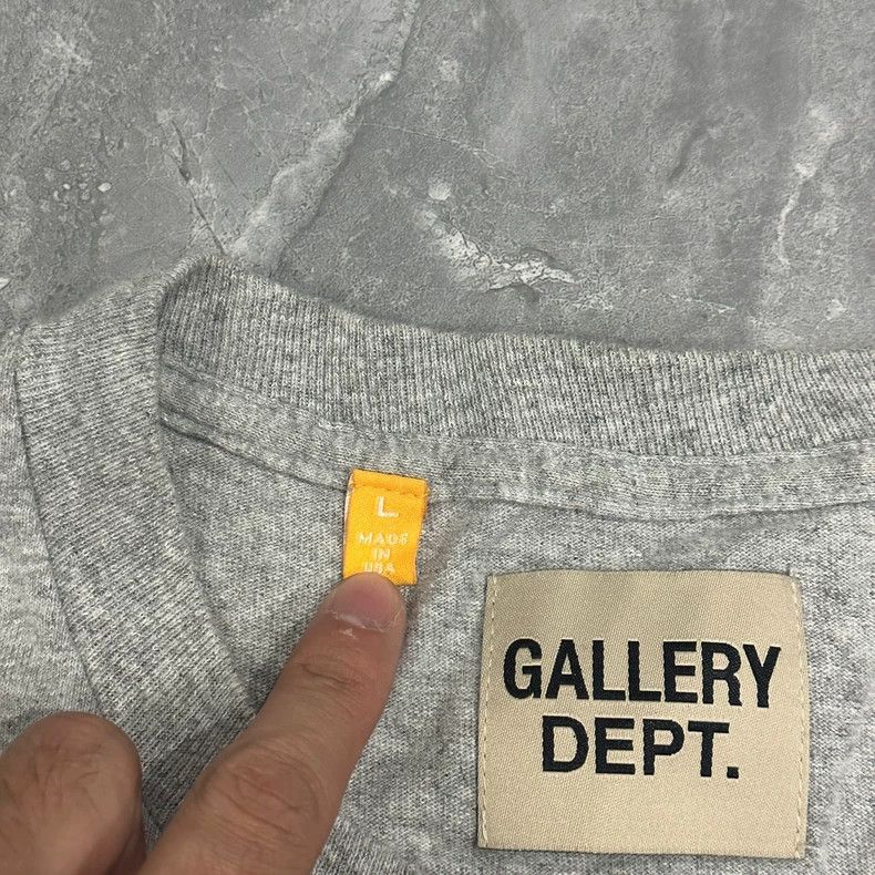 Gallery Dept. Gallery Dept Gray French Long Sleeve Shirt Size US L / EU 52-54 / 3 - 5 Thumbnail
