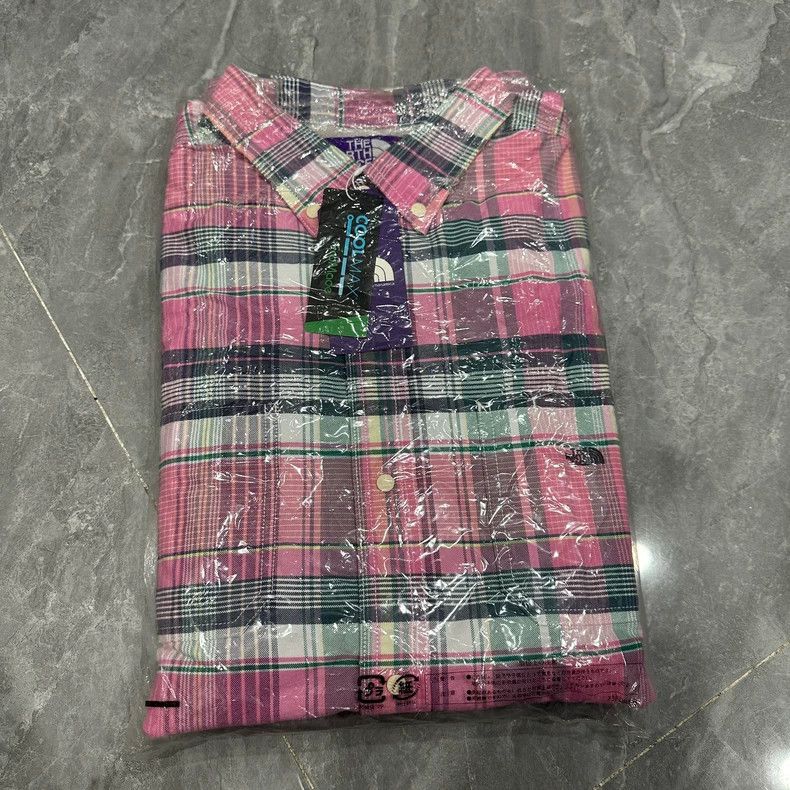 The North Face The North Face Long Sleeve Plaid Shirt Size US XL / EU 56 / 4 - 5 Thumbnail