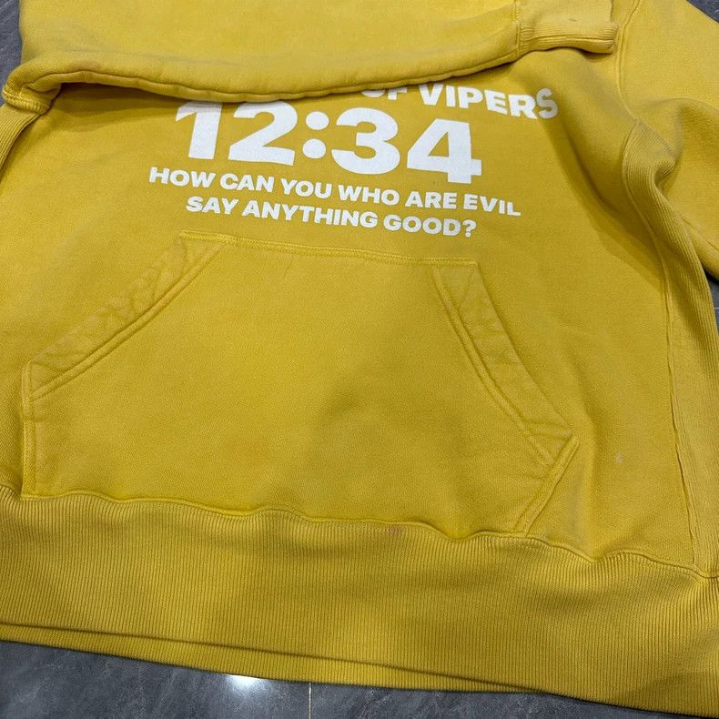 Balenciaga Political Time Brood of Vipers Yellow Hoodie Size US L / EU 52-54 / 3 - 6 Thumbnail