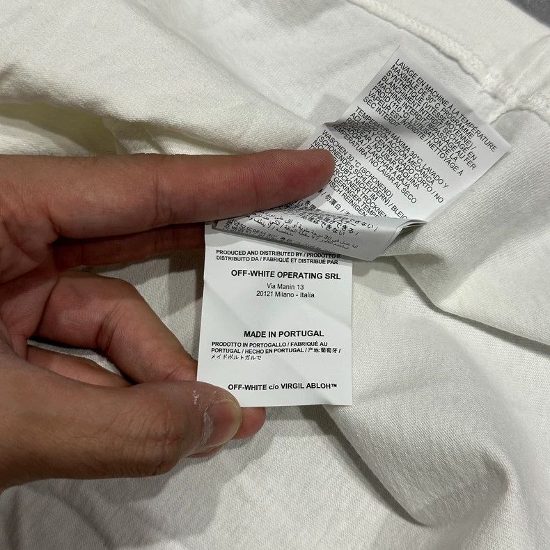 Off-White Off-White Short Sleeve Deconstruction Graphic Tee Size US M / EU 48-50 / 2 - 8 Thumbnail
