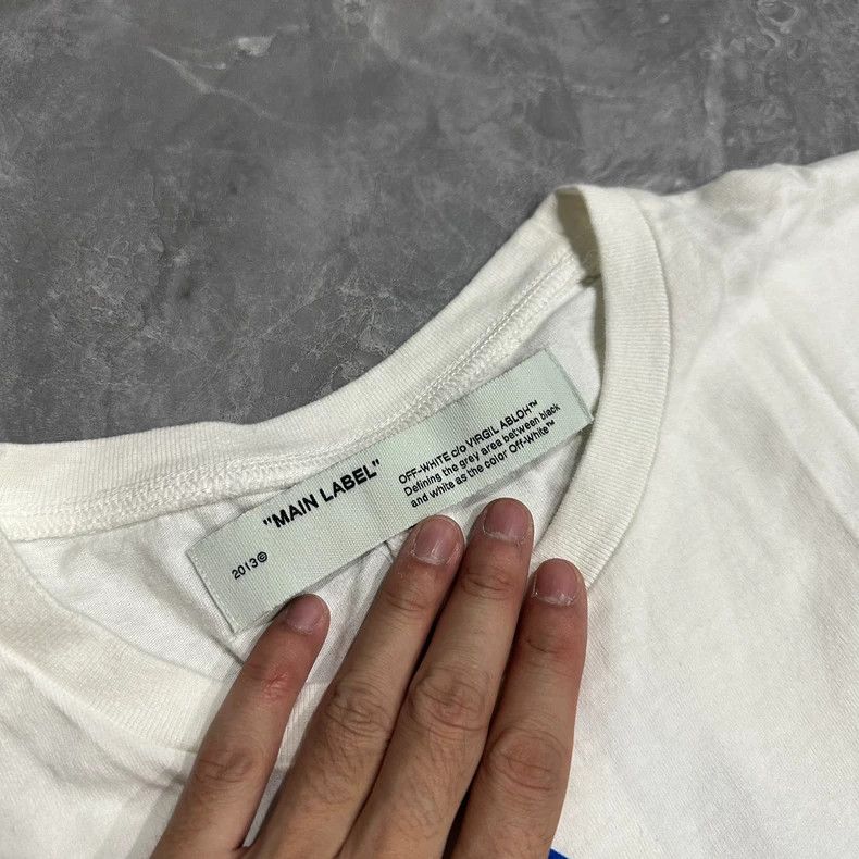 Off-White Off-White Short Sleeve Deconstruction Graphic Tee Size US M / EU 48-50 / 2 - 4 Thumbnail