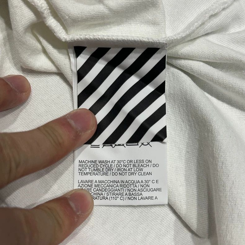 Off-White Off-White Short Sleeve Deconstruction Graphic Tee Size US M / EU 48-50 / 2 - 6 Thumbnail