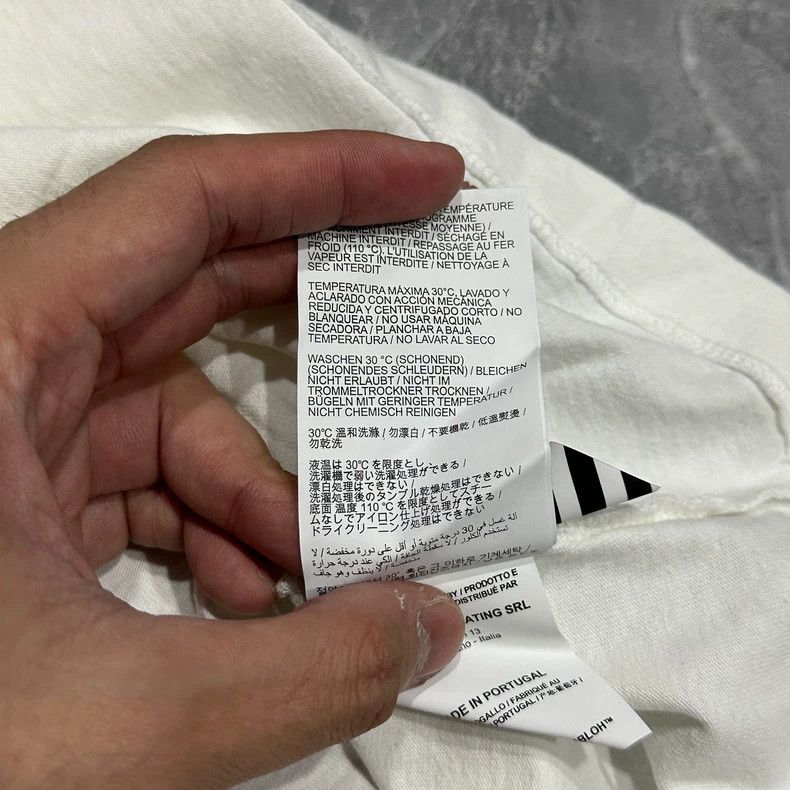 Off-White Off-White Short Sleeve Deconstruction Graphic Tee Size US M / EU 48-50 / 2 - 7 Thumbnail