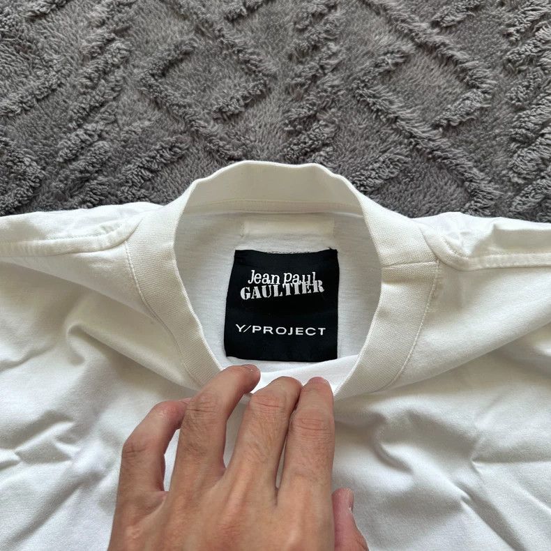 Y/Project Yproject Jean Paul Gaultier White T-shirt Size US XS / EU 42 / 0 - 3 Thumbnail