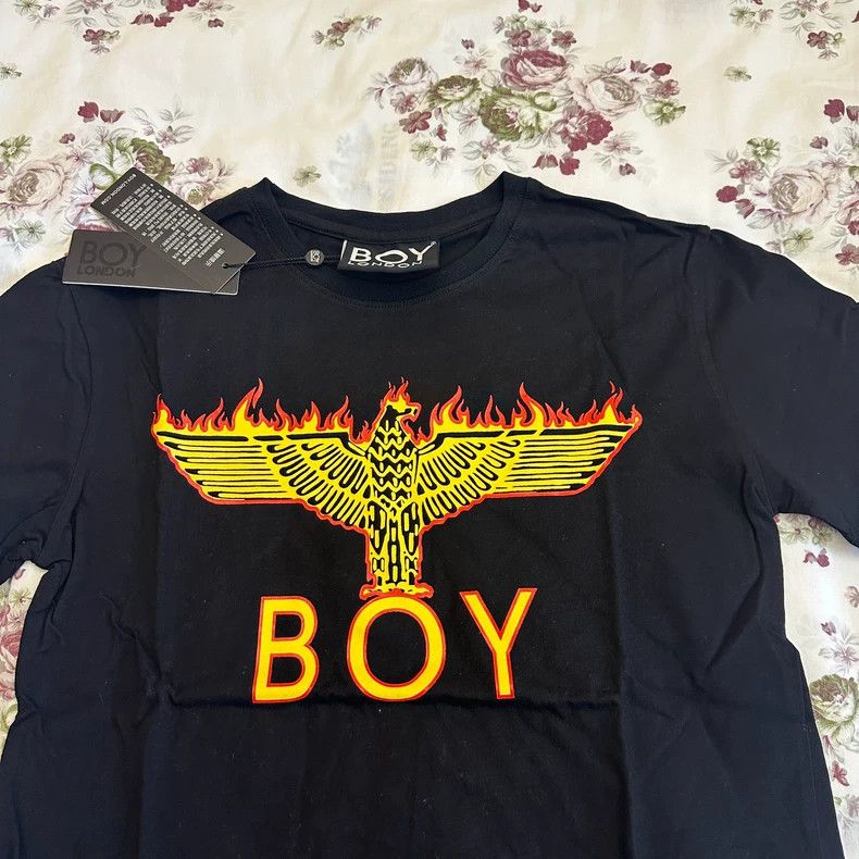 Bape Boy London Flame Eagle Short Sleeve Tee Size US S / EU 44-46 / 1 - 6 Thumbnail