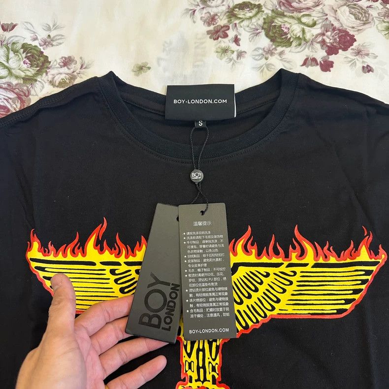 Bape Boy London Flame Eagle Short Sleeve Tee Size US S / EU 44-46 / 1 - 3 Thumbnail