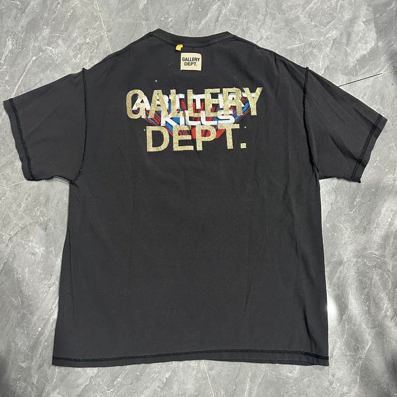 Gallery Dept. Black Short Sleeve Art That Kills Shirt Size US L / EU 52-54 / 3 - 2 Thumbnail