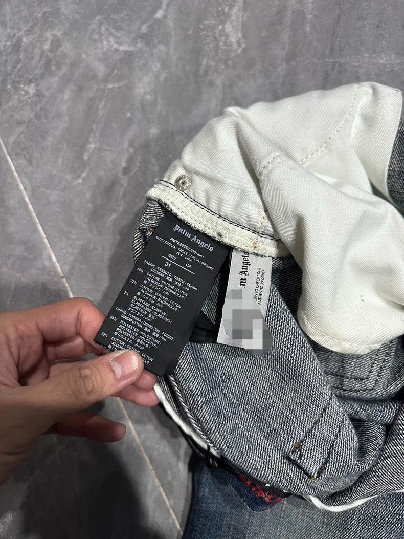 Palm Angels Palm Angels Distressed Denim Pants Long Length Size US 31 - 4 Thumbnail