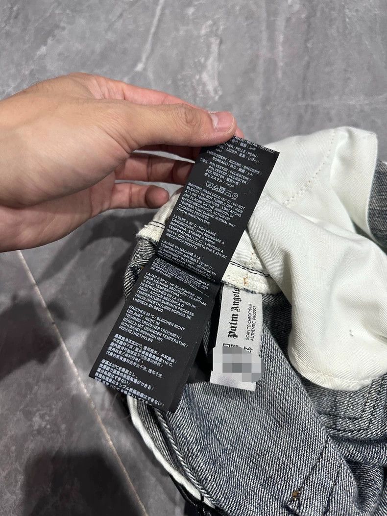 Palm Angels Palm Angels Distressed Denim Pants Long Length Size US 31 - 5 Thumbnail
