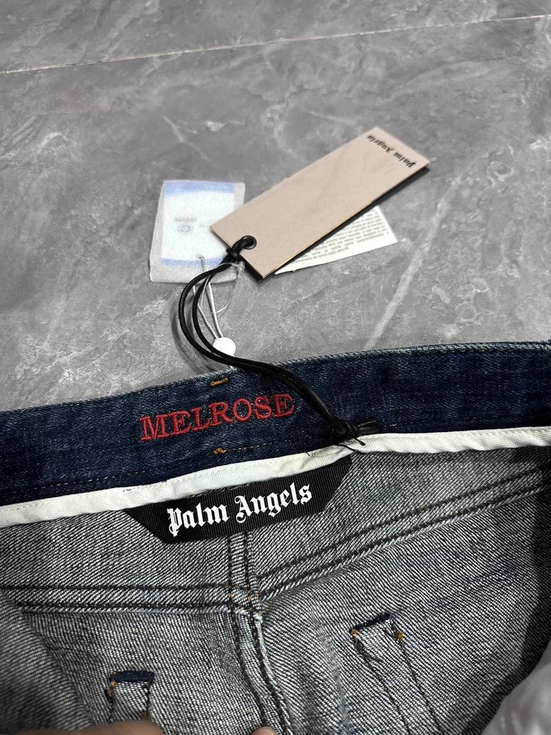 Palm Angels Palm Angels Distressed Denim Pants Long Length Size US 31 - 3 Thumbnail