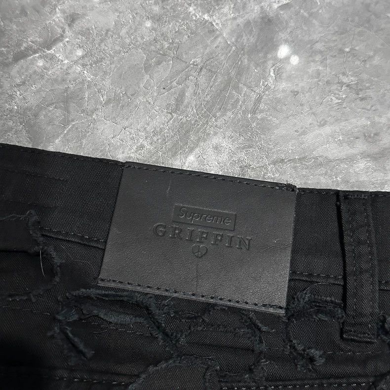 Kapital Supreme Griffin 5Procket Jean Black Colorway Size US 30 / EU 46 - 9 Thumbnail