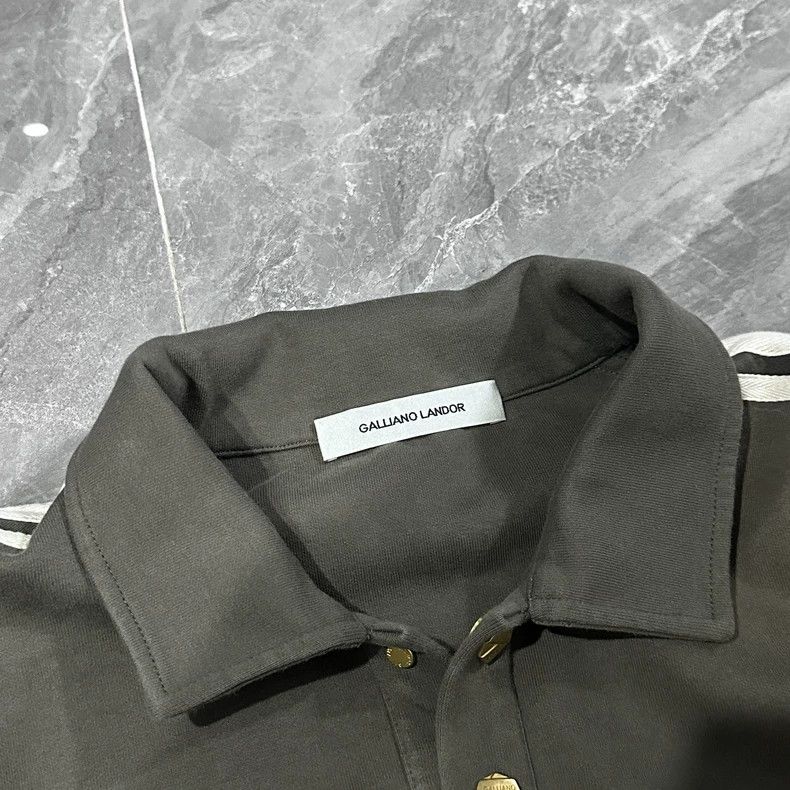 John Galliano Galliano Landor Olive Green Long Sleeve Shirt Size US XXL / EU 58 / 5 - 2 Thumbnail
