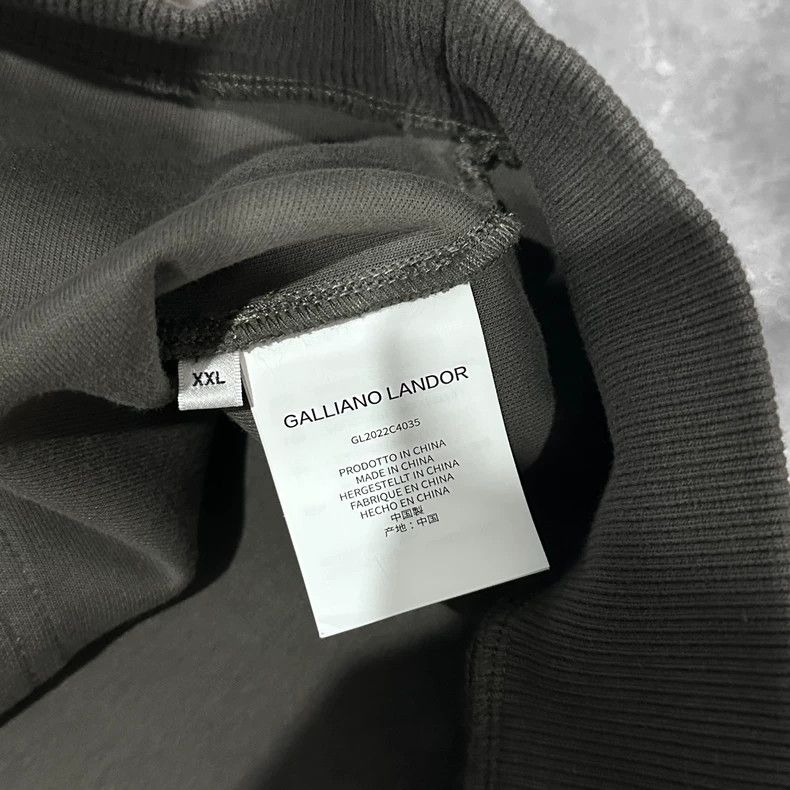 John Galliano Galliano Landor Olive Green Long Sleeve Shirt Size US XXL / EU 58 / 5 - 5 Thumbnail