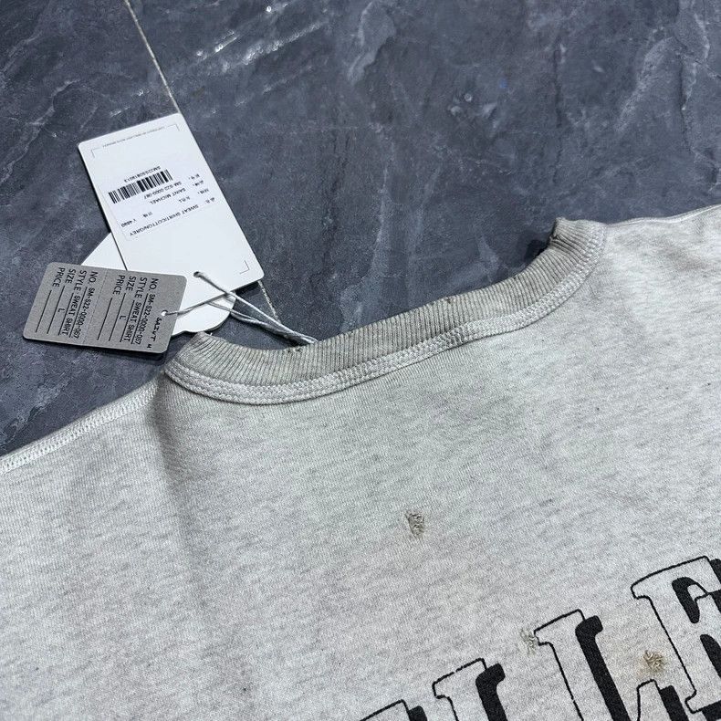 Saint Michael Saint Michael Smc Denim Oversized Cotton Sweatshirt Size US L / EU 52-54 / 3 - 4 Thumbnail