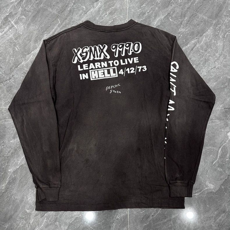 Saint Michael Saint Michael Long Sleeve Black Graphic Shirt Size US M / EU 48-50 / 2 - 2 Thumbnail