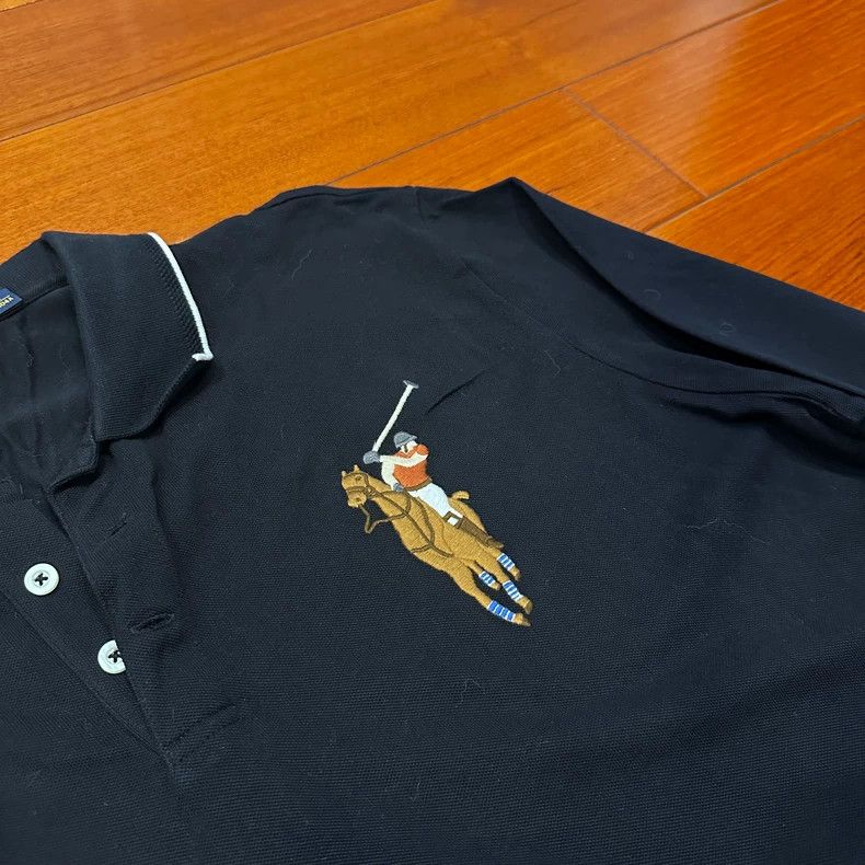 Ralph Lauren Ralph Lauren Long Sleeve Polo Shirt Size US XXL / EU 58 / 5 - 2 Thumbnail