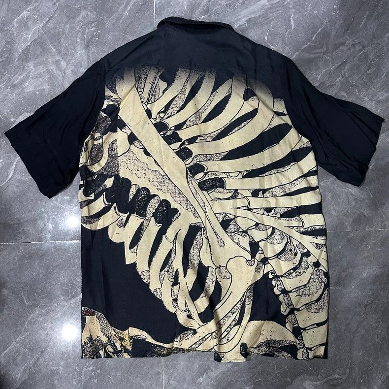 Undercover Skull Print Short Sleeve Shirt Size US XL / EU 56 / 4 - 2 Thumbnail