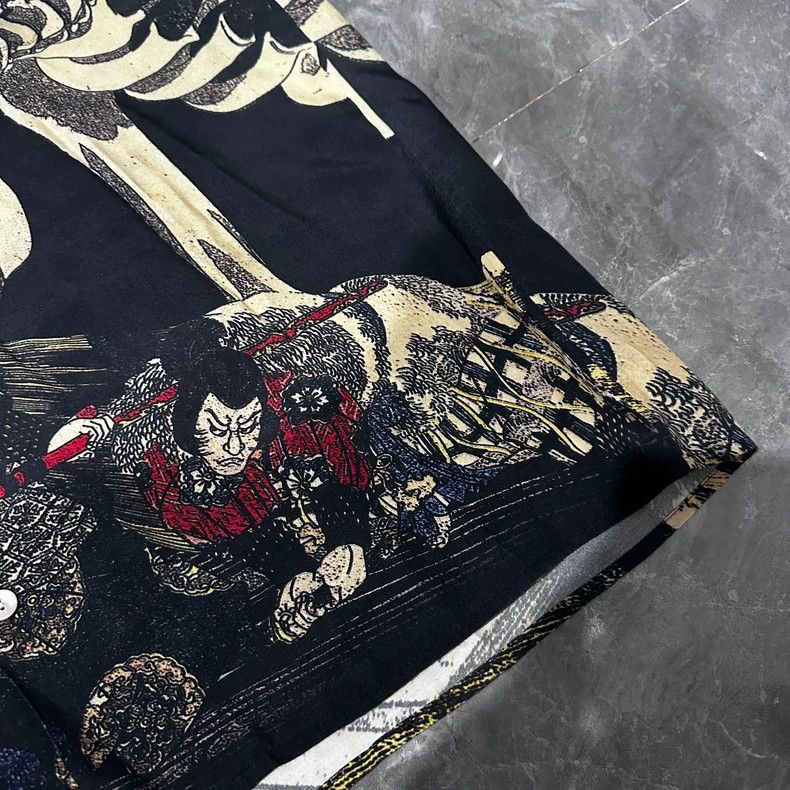 Undercover Skull Print Short Sleeve Shirt Size US XL / EU 56 / 4 - 6 Thumbnail