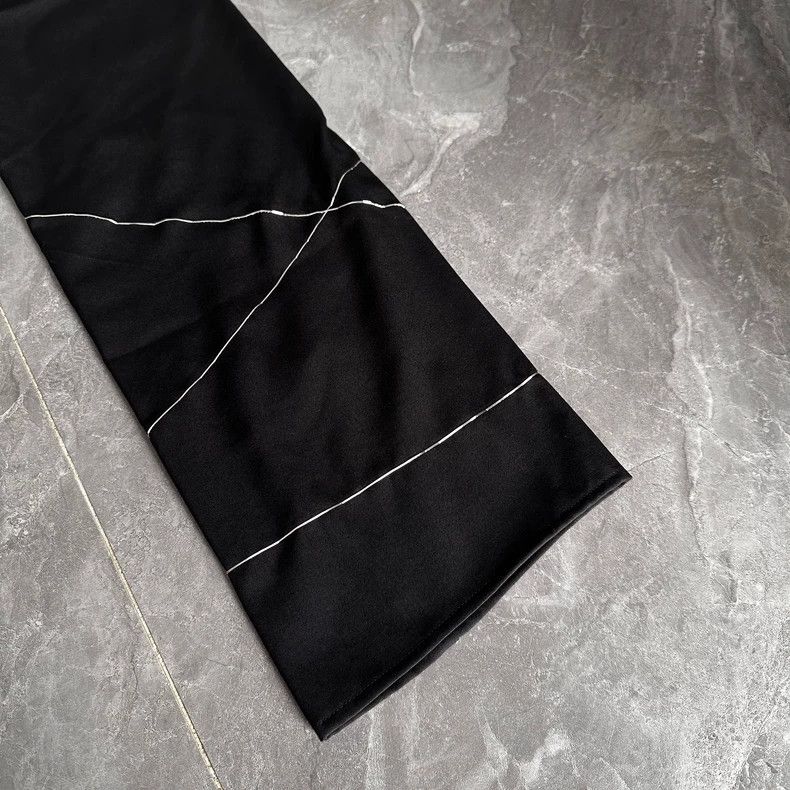 Yohji Yamamoto Sulvam Silver Chain Wide-Leg Pants Size US 32 / EU 48 - 2 Thumbnail