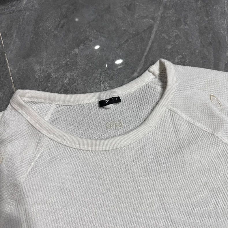 Balenciaga LFG Boxraw Short Sleeve Waffle Shirt Size US L / EU 52-54 / 3 - 2 Thumbnail