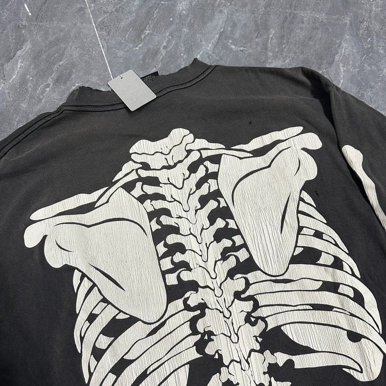 Saint Michael Saint Michael Long Sleeve Skeleton Graphic Shirt Size US L / EU 52-54 / 3 - 4 Thumbnail