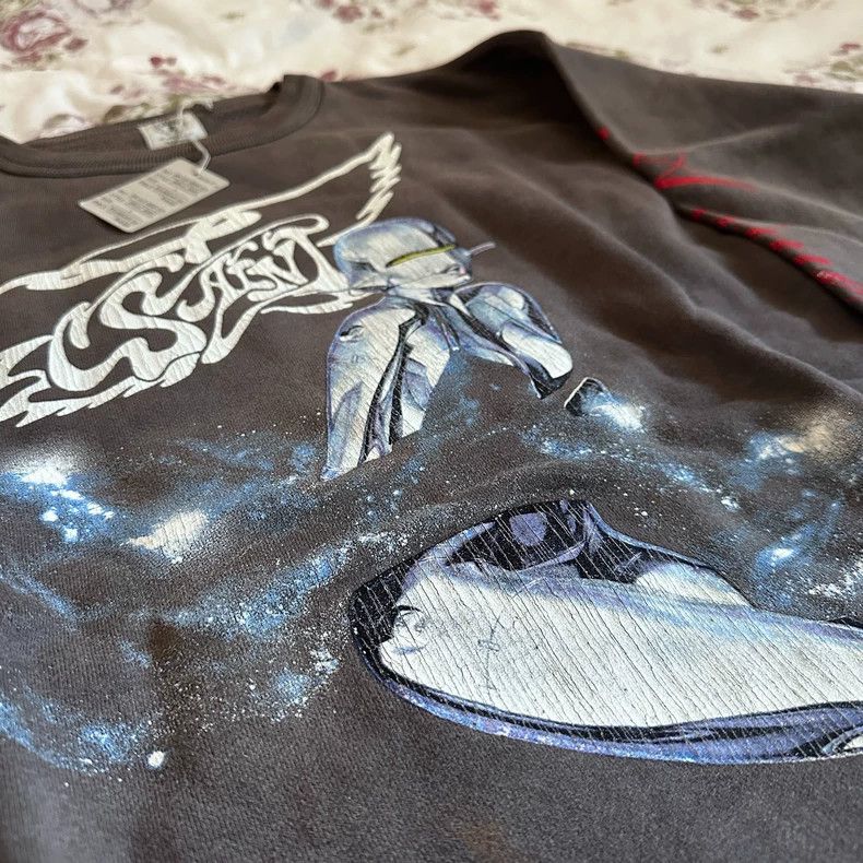 Saint Michael Hajime Sorayama Black Gray Sweatshirt Size US L / EU 52-54 / 3 - 4 Thumbnail