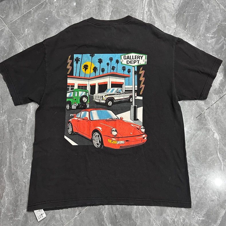 Gallery Dept. Gallery Dept Black Short Sleeve T-Shirt Size US XL / EU 56 / 4 - 2 Thumbnail