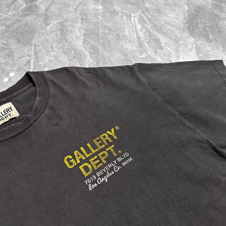 Gallery Dept. Gallery Dept Black Short Sleeve T-Shirt Size US XL / EU 56 / 4 - 4 Thumbnail