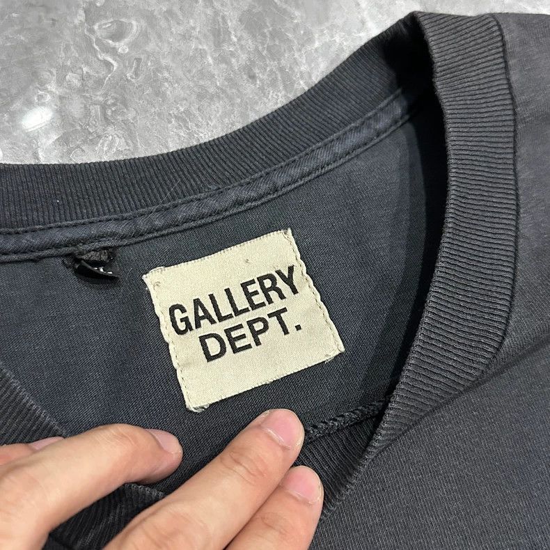 Gallery Dept. Gallery Dept Black Pocket Short Sleeve T-Shirt Size US XL / EU 56 / 4 - 4 Thumbnail