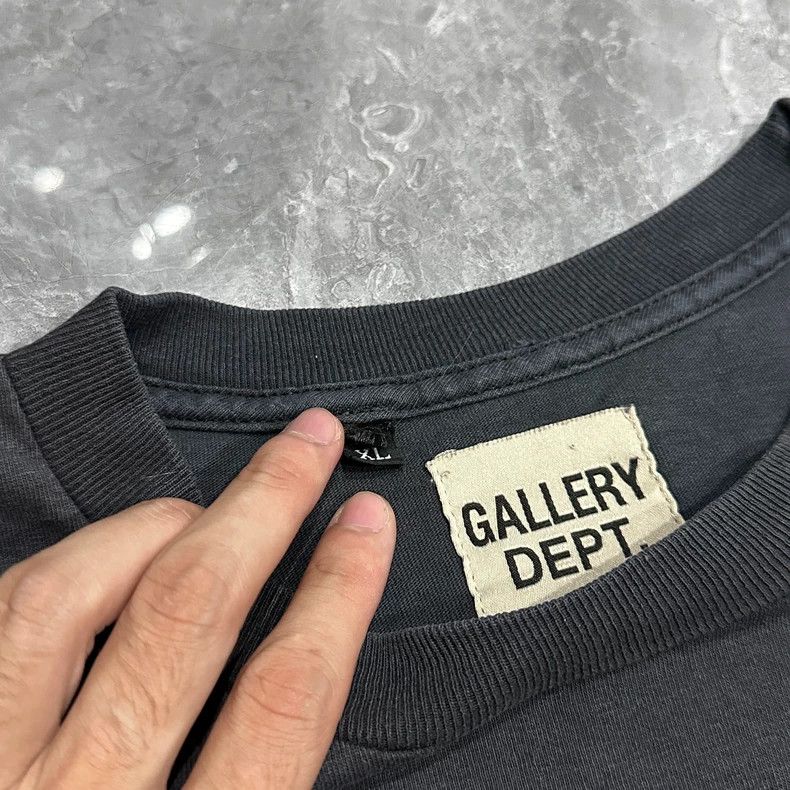 Gallery Dept. Gallery Dept Black Pocket Short Sleeve T-Shirt Size US XL / EU 56 / 4 - 5 Thumbnail