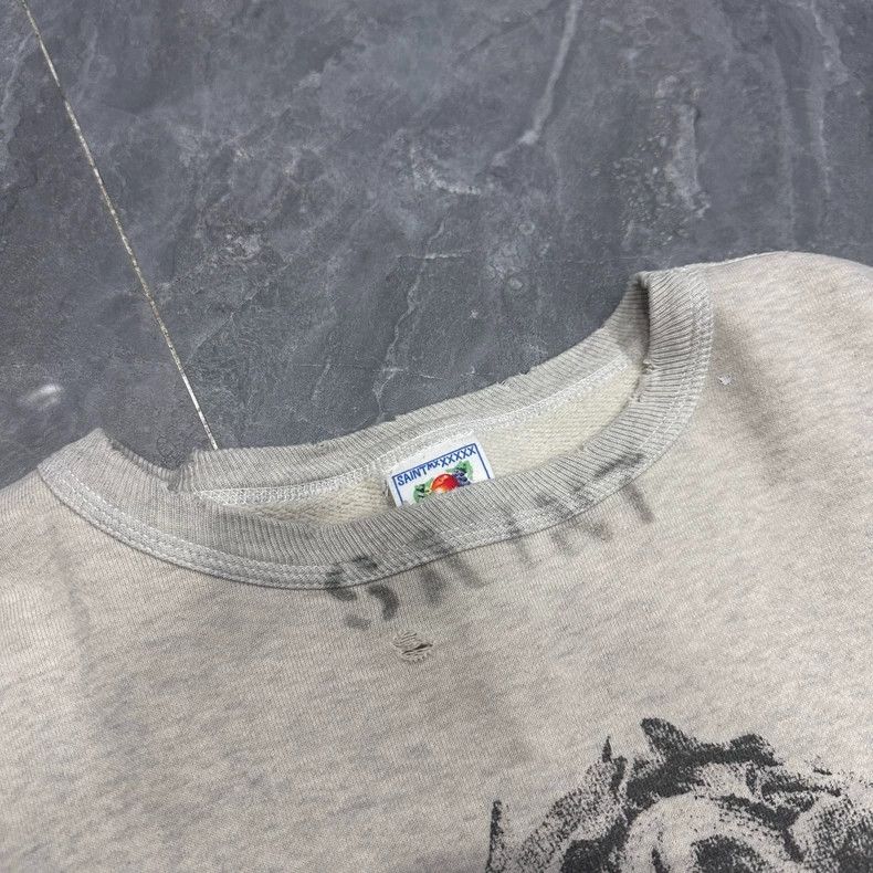 Saint Michael Saint Michael Aries Sweatshirt Round Neck Size US XL / EU 56 / 4 - 3 Thumbnail