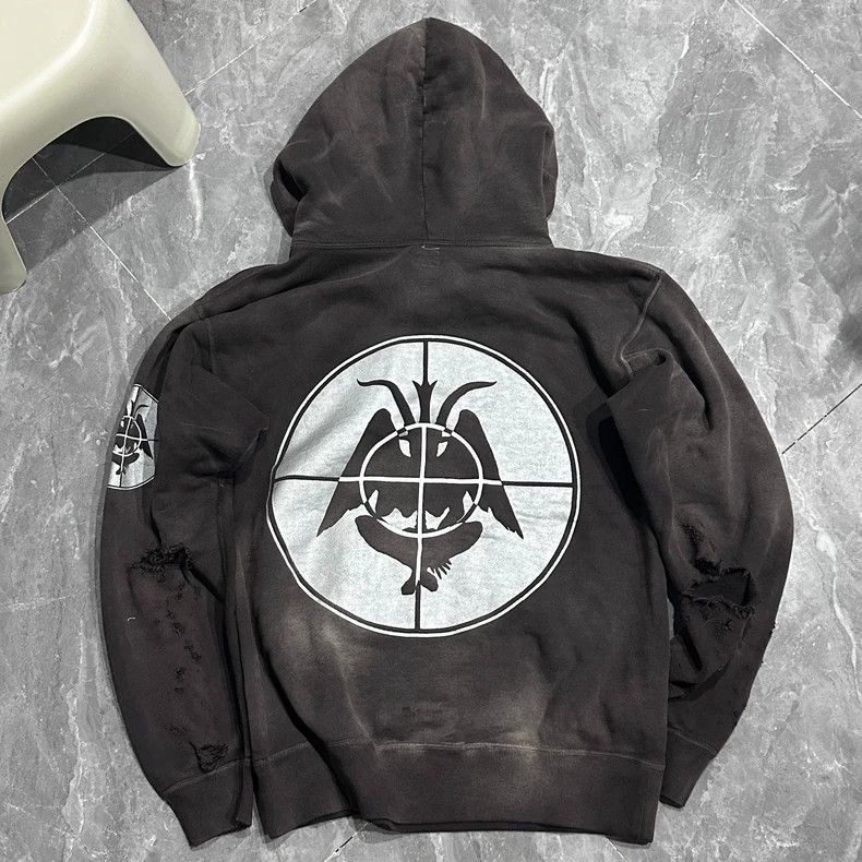 Saint Michael Saint Michael Vintage Washed Hoodie Sweatshirt Size US M / EU 48-50 / 2 - 2 Thumbnail