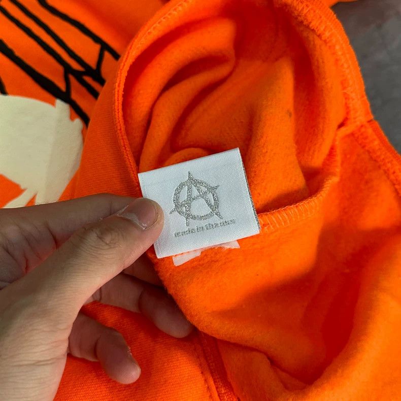 Balenciaga Revenge Spider Skull Series Orange Hoodie Size US S / EU 44-46 / 1 - 5 Thumbnail