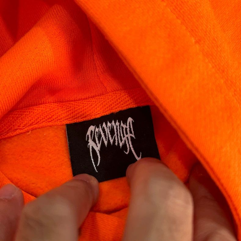 Balenciaga Revenge Spider Skull Series Orange Hoodie Size US S / EU 44-46 / 1 - 3 Thumbnail