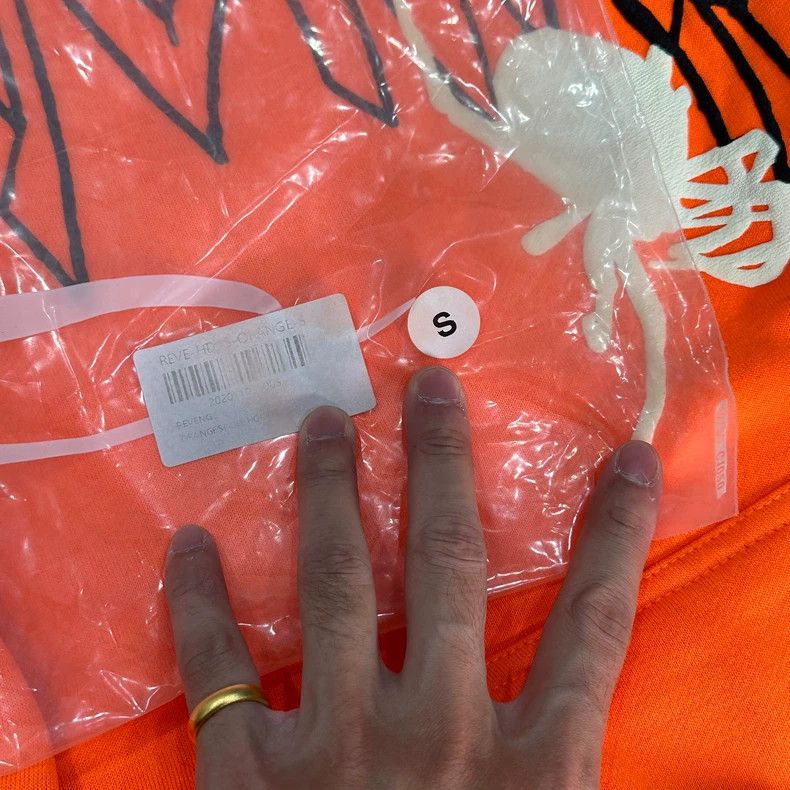 Balenciaga Revenge Spider Skull Series Orange Hoodie Size US S / EU 44-46 / 1 - 7 Thumbnail