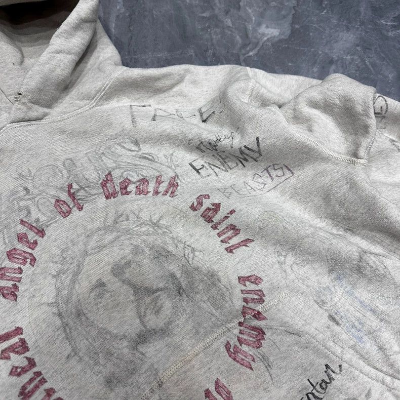 Saint Michael Saint Michael Graffiti Hoodie Sweatshirt Size US M / EU 48-50 / 2 - 6 Thumbnail