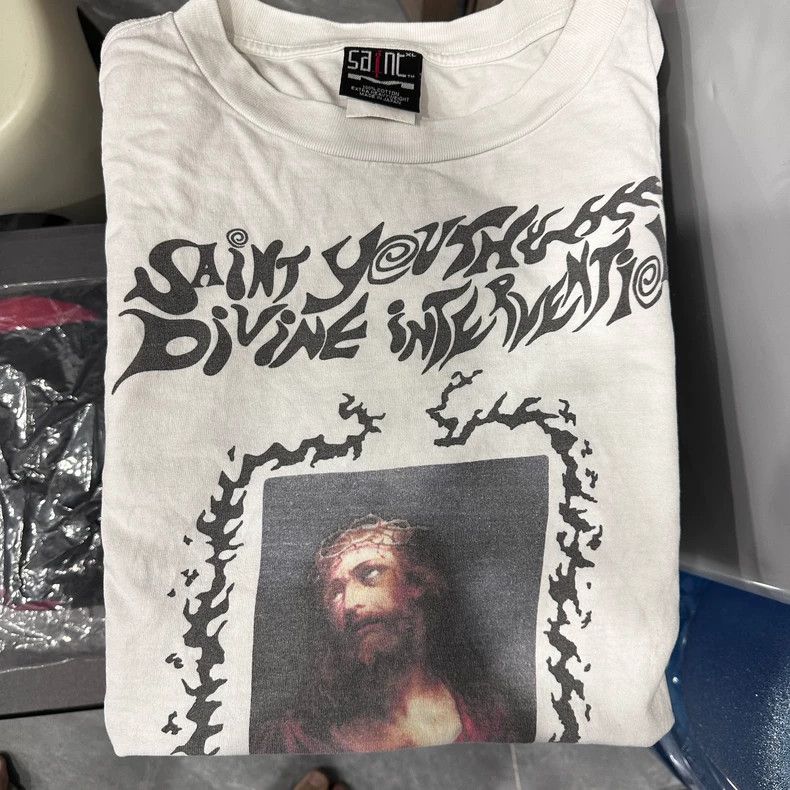 Saint Michael Saint Michael Long Sleeve Shirt with Graffiti Size US XL / EU 56 / 4 - 6 Thumbnail