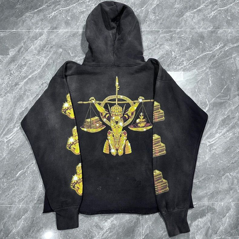 Saint Michael Saint Michael CLOT Black Graphic Hoodie Size US L / EU 52-54 / 3 - 2 Thumbnail