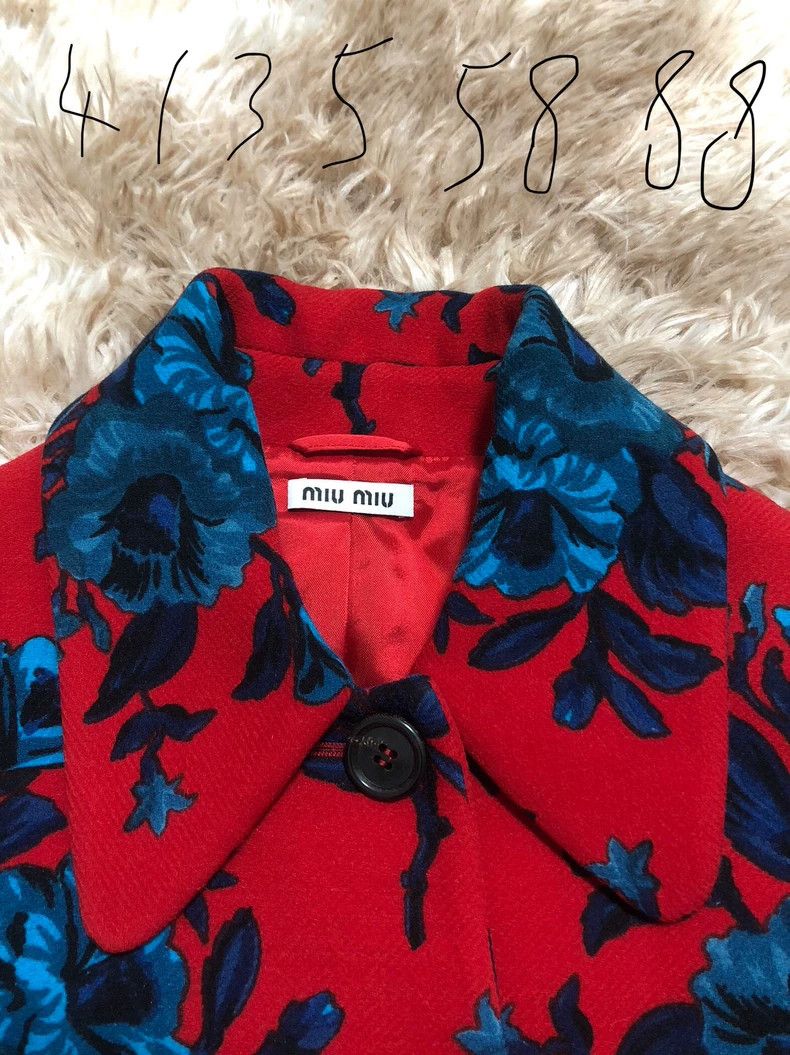 Miu Miu Miu Miu Floral Coat Size 36 Size US S / EU 44-46 / 1 - 4 Thumbnail