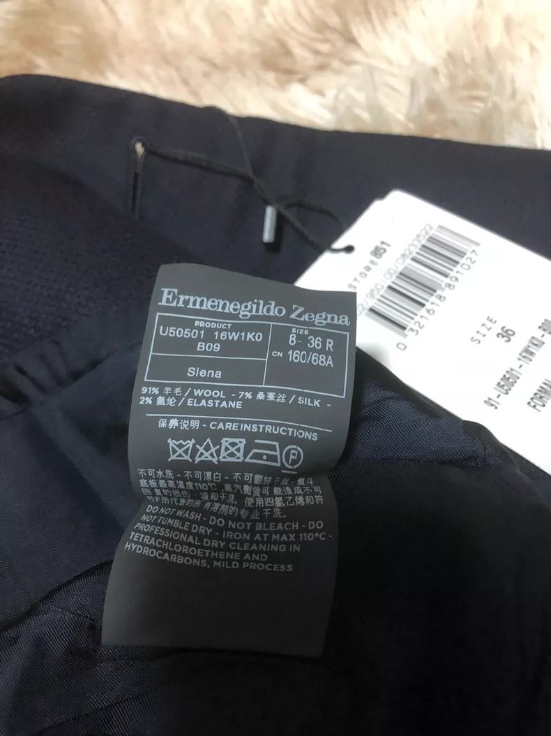 Ermenegildo Zegna Zegna Women's Suit Jacket Brand New Never Worn Size US M / EU 48-50 / 2 - 5 Thumbnail