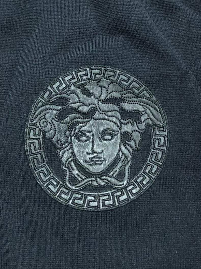 Versace Versace Men's Black Knit Zip Jacket Size US M / EU 48-50 / 2 - 4 Thumbnail
