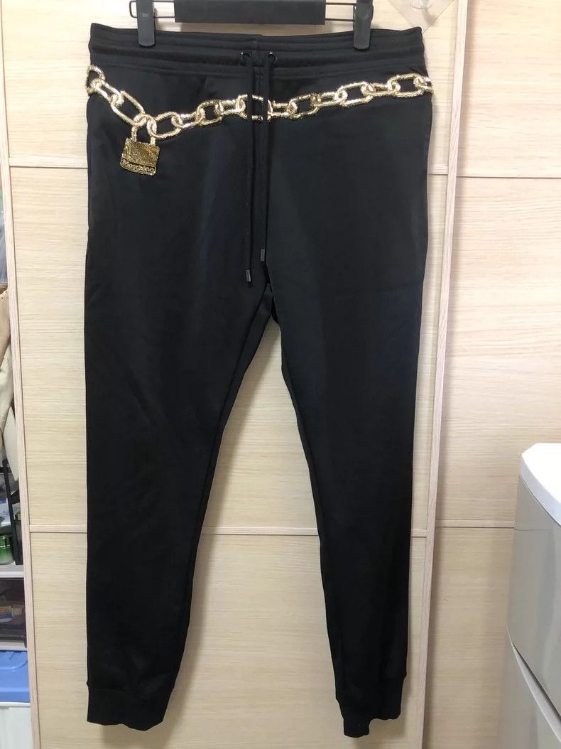 Moschino Moschino Gold Chain Hooded Sweatshirt Set Size US M / EU 48-50 / 2 - 7 Thumbnail