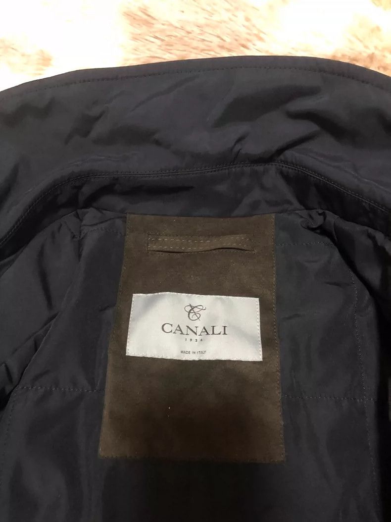 Moncler Canali Coat with Chest Width of 56cm Size US L / EU 52-54 / 3 - 5 Thumbnail