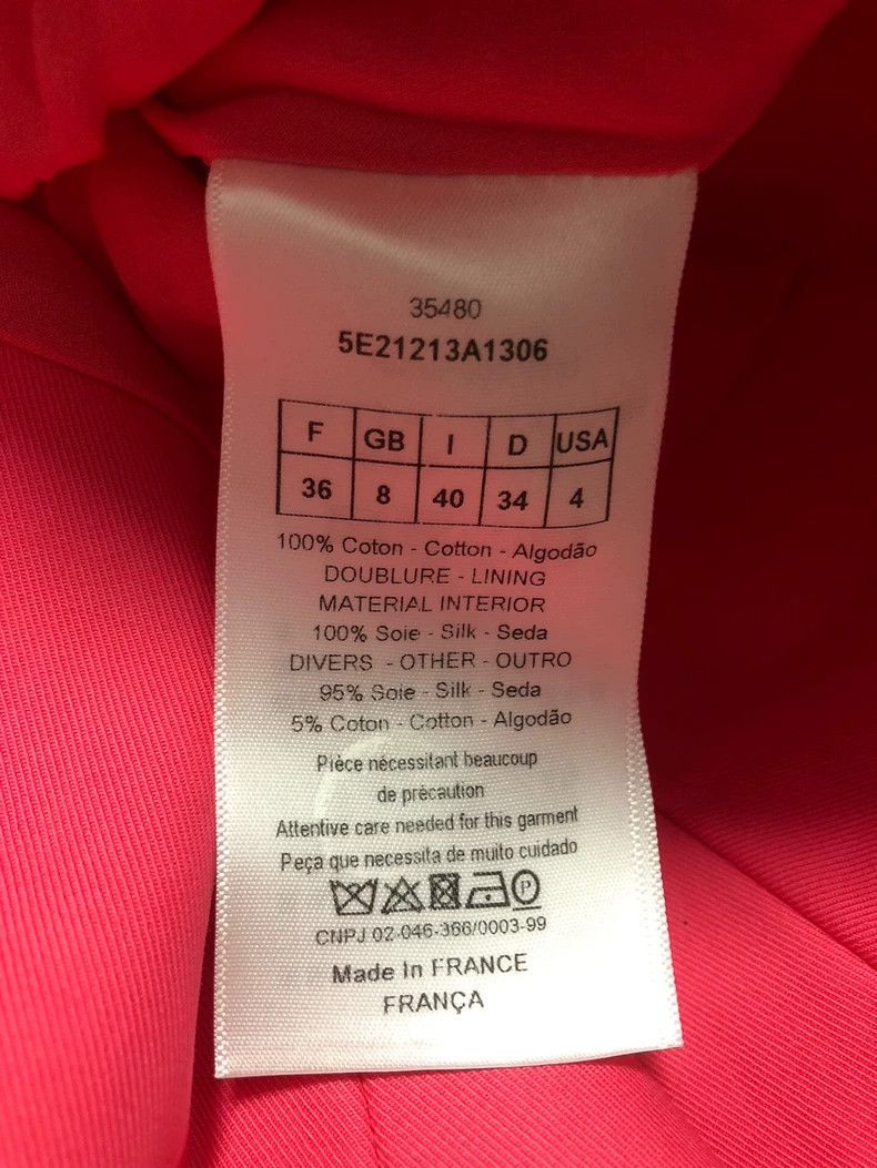Dior Dior Women's Tailored Red Jacket Size US M / EU 48-50 / 2 - 5 Thumbnail