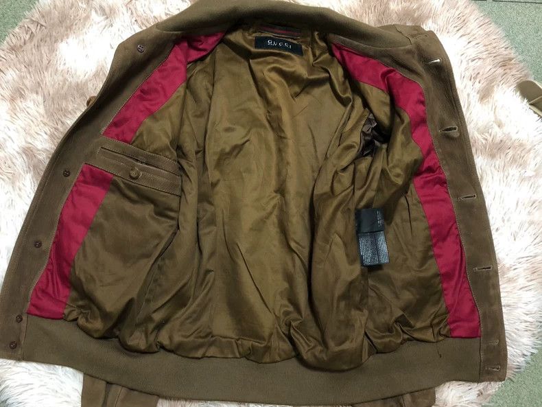 Gucci GUCCI Suede Jacket Size 44 Size US L / EU 52-54 / 3 - 6 Thumbnail