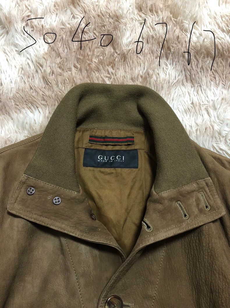 Gucci GUCCI Suede Jacket Size 44 Size US L / EU 52-54 / 3 - 3 Thumbnail